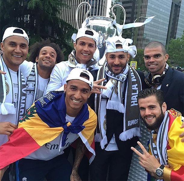 Как «Реал» отмечал победу в Лиге чемпионов