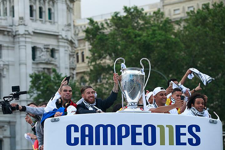 Как «Реал» отмечал победу в Лиге чемпионов