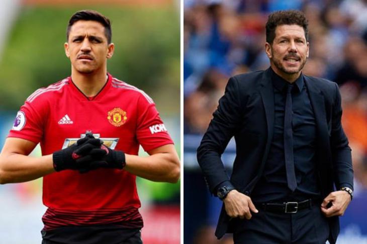 Алексис Санчес и Диего Симеоне