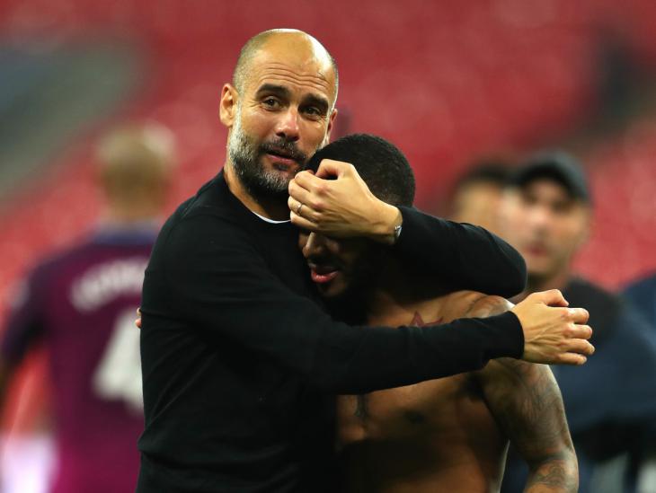 Пеп Гвардиола и Рахим Стерлинг