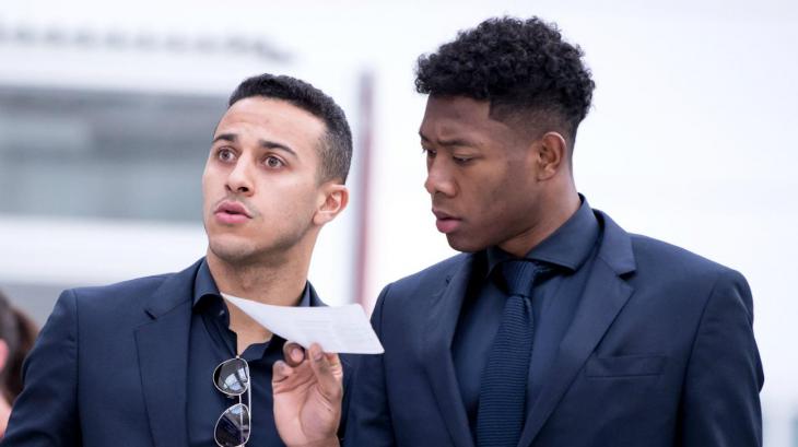 Тиаго Алькантара и Давид Алаба