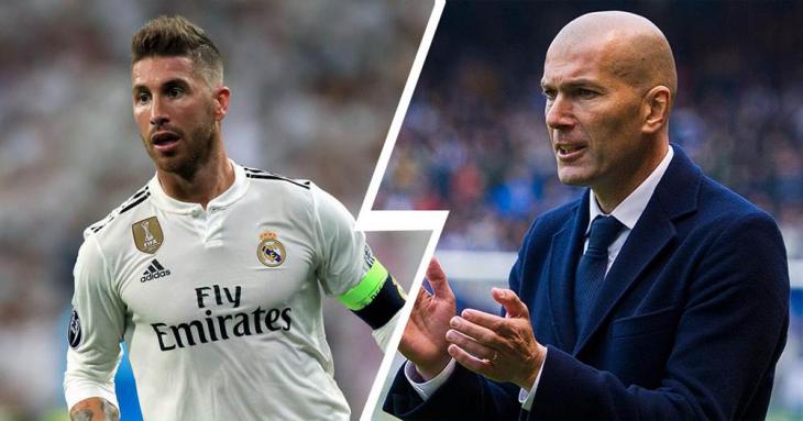 Серхио Рамос и Зинедин Зидан