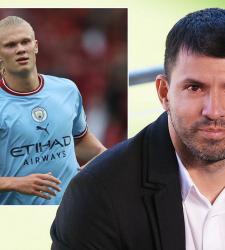 Агуэро подколол Холанда из-за уровня АПЛ