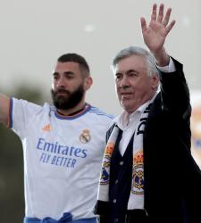 Карим Бензема и Карло Анчелотти