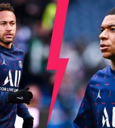 Неймара и Мбаппе снова чуть не поругались 