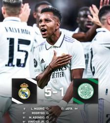 «Реал» разгромил «Селтик», у Модрича рекорд Лиги Чемпионов