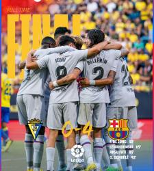 «Барселона» обыграла аутсайдера Ла Лиги, Левандовский снова забил