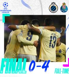 «Порту» нанёс «Брюгге» первое поражение в этой Лиге Чемпионов