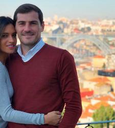 Икер Касильяс с Сарой Карбонеро