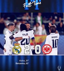 «Реал» выиграл Суперкубок УЕФА, разобравшись с «Айнтрахтом»