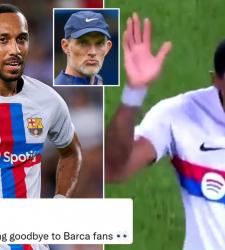 Обамеянг попрощался с фанами «Барселоны»