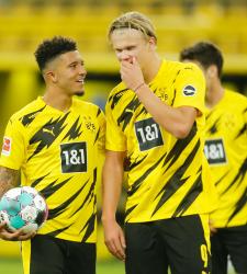 Эрлинг Холанд и Джейдон Санчо